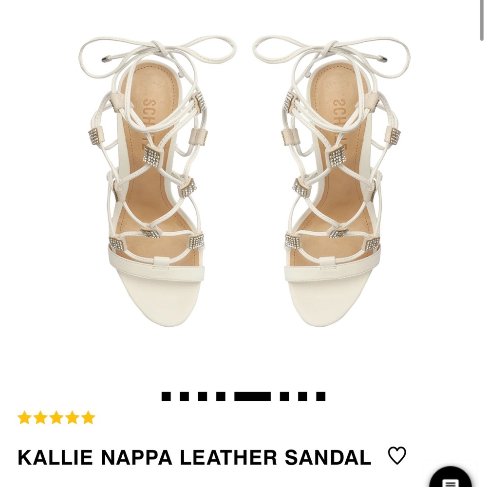 Schutz Kallie Nappa Leather Sandal - Picture 2 of 8